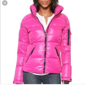 hot pink parka